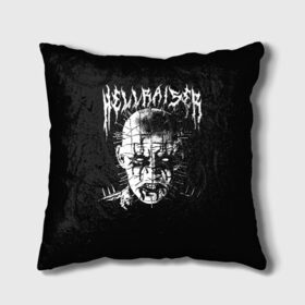 Подушка 3D с принтом Hellraiser в Петрозаводске, наволочка – 100% полиэстер, наполнитель – холлофайбер (легкий наполнитель, не вызывает аллергию). | состоит из подушки и наволочки. Наволочка на молнии, легко снимается для стирки | 666 | alien | astral | demon | ghost | halloween | hellraiser | horror | metall | monster | pinhead | астрал | восставший из ада | демон | метал | металл | монстр | пинхед | пинхэд | призрак | ужасы | хоррор | шкатулка