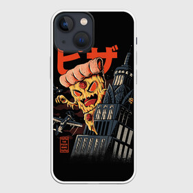 Чехол для iPhone 13 mini с принтом Pizza Kong в Петрозаводске,  |  | 666 | alien | astral | demon | fast | food | ghost | halloween | horror | kong | monster | pizza | астрал | восставший из ада | демон | монстр | пицца | призрак | ужасы | фастфуд | хоррор