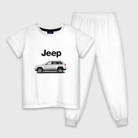 Детская пижама хлопок с принтом Jeep в Петрозаводске, 100% хлопок |  брюки и футболка прямого кроя, без карманов, на брюках мягкая резинка на поясе и по низу штанин
 | america | avto | car | v8 | машина | скорость