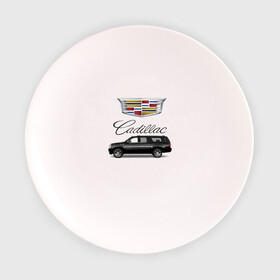 Тарелка с принтом Cadillac в Петрозаводске, фарфор | диаметр - 210 мм
диаметр для нанесения принта - 120 мм | america | avto | cadillac | car | v8 | машина | скорость