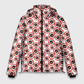 Мужская зимняя куртка 3D с принтом COVID-19 в Петрозаводске, верх — 100% полиэстер; подкладка — 100% полиэстер; утеплитель — 100% полиэстер | длина ниже бедра, свободный силуэт Оверсайз. Есть воротник-стойка, отстегивающийся капюшон и ветрозащитная планка. 

Боковые карманы с листочкой на кнопках и внутренний карман на молнии. | corona virus | coronavirus | covid 19 | infection | mask | pandemic | virus | болезнь | больница | вирус | грипп | зараза | инфекция | карантин | ковид 19 | корона вирус | коронавирус | лихорадка | маска | медицинская маска | пандемия