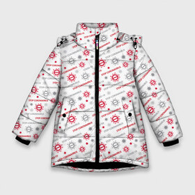 Зимняя куртка для девочек 3D с принтом STOP CORONAVIRUS в Петрозаводске, ткань верха — 100% полиэстер; подклад — 100% полиэстер, утеплитель — 100% полиэстер. | длина ниже бедра, удлиненная спинка, воротник стойка и отстегивающийся капюшон. Есть боковые карманы с листочкой на кнопках, утяжки по низу изделия и внутренний карман на молнии. 

Предусмотрены светоотражающий принт на спинке, радужный светоотражающий элемент на пуллере молнии и на резинке для утяжки. | corona virus | coronavirus | covid 19 | infection | mask | pandemic | virus | болезнь | больница | вирус | грипп | зараза | инфекция | карантин | ковид 19 | корона вирус | коронавирус | лихорадка | маска | медицинская маска | пандемия