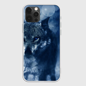 Чехол для iPhone 12 Pro Max с принтом Красивый волк в Петрозаводске, Силикон |  | Тематика изображения на принте: wolf | ауф | волк | волчонок | зима | синеглазый волк