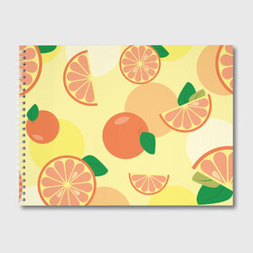 Альбом для рисования с принтом Апельсиновый летний узор в Петрозаводске, 100% бумага
 | матовая бумага, плотность 200 мг. | Тематика изображения на принте: апельсин | апельсиновый | летний | оранжевый | паттерн | узор | фруктовый