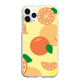 Чехол для iPhone 11 Pro Max матовый с принтом Апельсиновый летний узор в Петрозаводске, Силикон |  | апельсин | апельсиновый | летний | оранжевый | паттерн | узор | фруктовый
