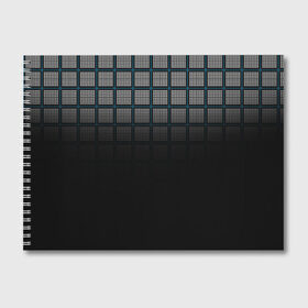 Альбом для рисования с принтом клетка в Петрозаводске, 100% бумага
 | матовая бумага, плотность 200 мг. | геометрия | клетка | линии | полоски | полосы | ровно | серый | сетка | синий | темный | точки | черный