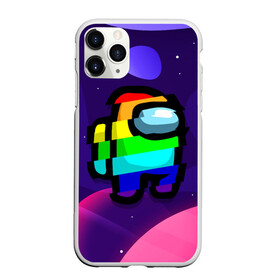 Чехол для iPhone 11 Pro матовый с принтом AMONG US - RAINBOW SPACE в Петрозаводске, Силикон |  | among | among us | amongus | crewmate | game | games | imposter | impostor | logo | monster | sabotage | shhh | амонг | амонг ас | амонгас | игра | игры | импостер | космос | крюмейт | лого | логотип | логотипы | монстр | саботаж | символ | сим