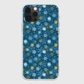 Чехол для iPhone 12 Pro Max с принтом Снежинки в Петрозаводске, Силикон |  | merry christmas | дед мороз | ёлка | зима | мороз | новый год | подарок | праздник | рождество | с новым годом | санта клаус | снег | снеговик | снегурочка | снежинки | снежные узоры | узоры
