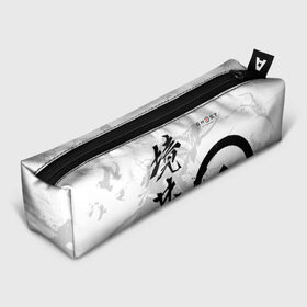 Пенал 3D с принтом Ghost of Tsushima в Петрозаводске, 100% полиэстер | плотная ткань, застежка на молнии | Тематика изображения на принте: ghost of tsushima | samurai | игры | призрак цусимы | самурай | япония
