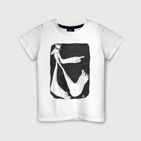 Детская футболка хлопок с принтом гордыня в Петрозаводске, 100% хлопок | круглый вырез горловины, полуприлегающий силуэт, длина до линии бедер | 