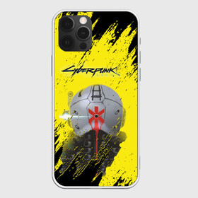 Чехол для iPhone 12 Pro с принтом Cyberpunk 2077 в Петрозаводске, силикон | область печати: задняя сторона чехла, без боковых панелей | cd project red | cyberpunk 2077 | keanu reeves | samurai | игра | киану ривз | киберпанк 2077 | самураи