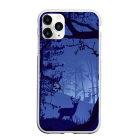 Чехол для iPhone 11 Pro Max матовый с принтом ЛЕС в Петрозаводске, Силикон |  | Тематика изображения на принте: закат | лес | ночной лес | олень | природа | туман
