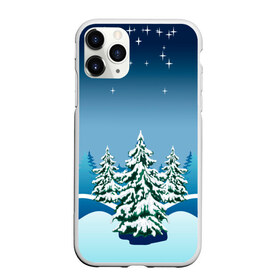 Чехол для iPhone 11 Pro Max матовый с принтом Зимние ели под снегом арт в Петрозаводске, Силикон |  | Тематика изображения на принте: арт | графика | ели | елки | звезды | зима | лес | мороз | праздники | природа | рисунок | снег | снежок
