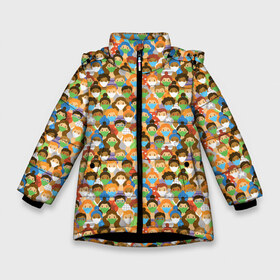 Зимняя куртка для девочек 3D с принтом Масочный Режим в Петрозаводске, ткань верха — 100% полиэстер; подклад — 100% полиэстер, утеплитель — 100% полиэстер. | длина ниже бедра, удлиненная спинка, воротник стойка и отстегивающийся капюшон. Есть боковые карманы с листочкой на кнопках, утяжки по низу изделия и внутренний карман на молнии. 

Предусмотрены светоотражающий принт на спинке, радужный светоотражающий элемент на пуллере молнии и на резинке для утяжки. | corona virus | coronavirus | covid 19 | infection | mask | pandemic | virus | болезнь | больница | вирус | грипп | зараза | инфекция | карантин | ковид 19 | корона вирус | коронавирус | лихорадка | маска | медицинская маска | пандемия