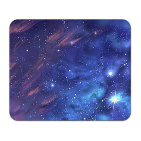 Коврик для мышки прямоугольный с принтом Звёздное небо в Петрозаводске, натуральный каучук | размер 230 х 185 мм; запечатка лицевой стороны | арт | звезда | звёзды | космос | небо | ночное небо | ночь | облако | рисунок | сияние | туманность | яркие цвета