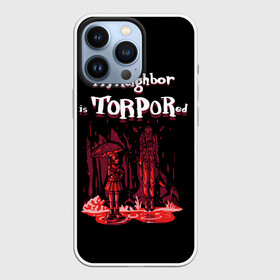 Чехол для iPhone 13 Pro с принтом Мой сосед в торпоре в Петрозаводске,  |  | my neighbor is totoro | torpor | totoro | vampires the masquerade | vtm | wod | world of darkness | вампир | вампиры | миадзаки | миядзаки | мой сосед тоторо | торпор | тоторо | фанарт | шутка | юмор