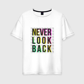 Женская футболка хлопок Oversize с принтом Design by Levin в Петрозаводске, 100% хлопок | свободный крой, круглый ворот, спущенный рукав, длина до линии бедер
 | 