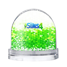 Снежный шар с принтом THE SIMS 4 в Петрозаводске, Пластик | Изображение внутри шара печатается на глянцевой фотобумаге с двух сторон | real life. | sims 4 | the sims | жизнь | семья | симс 2 | симс 3 | симс 4 | симс онлайн | симулятор