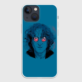 Чехол для iPhone 13 mini с принтом Джон Ленон в Петрозаводске,  |  | beatles | john lennon | metall | music | rock | альтернатива | битлз | джон ленон | метал | музло | музыка | рок