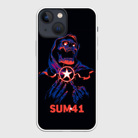 Чехол для iPhone 13 mini с принтом Sum 41 в Петрозаводске,  |  | metall | music | punk | rock | sum 41 | альтернатива | метал | музло | музыка | панк | рок | сам 41