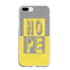 Чехол для iPhone 7Plus/8 Plus матовый с принтом Ultimate Hope в Петрозаводске, Силикон | Область печати: задняя сторона чехла, без боковых панелей | Тематика изображения на принте: 2021 | hope | pantone | винтаж | надежда | цвет года