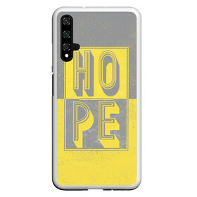 Чехол для Honor 20 с принтом Ultimate Hope в Петрозаводске, Силикон | Область печати: задняя сторона чехла, без боковых панелей | Тематика изображения на принте: 2021 | hope | pantone | винтаж | надежда | цвет года