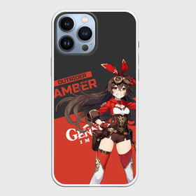 Чехол для iPhone 13 Pro Max с принтом Genshin Impact Amber в Петрозаводске,  |  | Тематика изображения на принте: amber | anime | game | genshin impact | rpg | аниме | геншин импакт | девушка | игра | персонаж | рпг | тян | эмбер