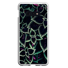 Чехол для Samsung S10E с принтом Зеленые кусты в Петрозаводске, Силикон | Область печати: задняя сторона чехла, без боковых панелей | зеленый | зелень | кусты | природа | растение | розовый | салатовый