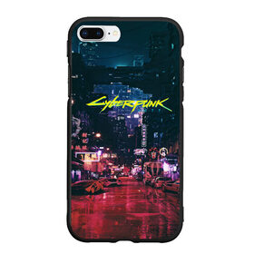 Чехол для iPhone 7Plus/8 Plus матовый с принтом Cyberpunk 2077 в Петрозаводске, Силикон | Область печати: задняя сторона чехла, без боковых панелей | 2020 | cyberpunk 2077 | игры | киберпанк | тренды