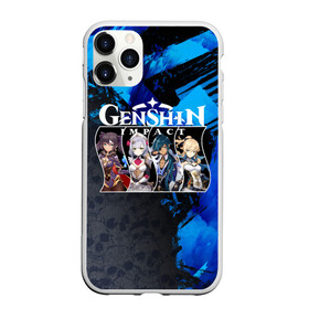 Чехол для iPhone 11 Pro матовый с принтом Genshin Impact в Петрозаводске, Силикон |  | action | game | genshin | genshin impact | impact | mihoyo limited | rpg | игра