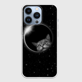 Чехол для iPhone 13 Pro с принтом Кот в Космосе в Петрозаводске,  |  | 2021 | cat | вселенная | галактика | галактический кот | единорог | звезда | звезды | земля | космический кот | космос | кот | кот в космосе | кот мем | котик | кошак | мем | мемы | милый кот | милый котик
