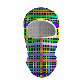 Балаклава 3D с принтом Цветной беспредел в Петрозаводске, 100% полиэстер, ткань с особыми свойствами — Activecool | плотность 150–180 г/м2; хорошо тянется, но при этом сохраняет форму. Закрывает шею, вокруг отверстия для глаз кайма. Единый размер | весна | градиент | краски | праздник | радостное настроение