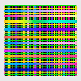 Магнитный плакат 3Х3 с принтом Цветной беспредел в Петрозаводске, Полимерный материал с магнитным слоем | 9 деталей размером 9*9 см | Тематика изображения на принте: весна | градиент | краски | праздник | радостное настроение