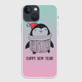 Чехол для iPhone 13 mini с принтом Милый пингвин в Петрозаводске,  |  | 2021 | 7 января | bull | newyear | santa | бык | быки | бычок | год быка | дед мороз | корова | новогодние каникулы | новогодние праздники | новый 2021 | новый год | новый год 2021 | рождество | сани | санта | санта клаус