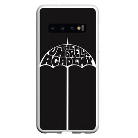 Чехол для Samsung Galaxy S10 с принтом Academy Umbrella в Петрозаводске, Силикон | Область печати: задняя сторона чехла, без боковых панелей | Тематика изображения на принте: 5 | academy umbrella | cha cha | diego | hazel | klaus | vanya | академия амбрелла | ваня харгривз | диего | пятый | харгривз | хейзел | хейзел и чача | чача