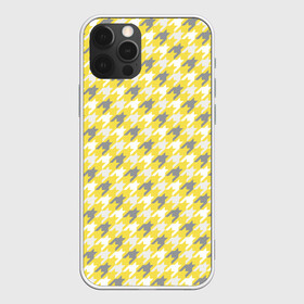 Чехол для iPhone 12 Pro с принтом Ultimate Houndstooth в Петрозаводске, силикон | область печати: задняя сторона чехла, без боковых панелей | 2021 | винтаж | гусиная лапка | орнамент | собачий клык | узор | цвет года