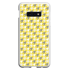 Чехол для Samsung S10E с принтом Ultimate Houndstooth в Петрозаводске, Силикон | Область печати: задняя сторона чехла, без боковых панелей | Тематика изображения на принте: 2021 | винтаж | гусиная лапка | орнамент | собачий клык | узор | цвет года