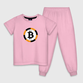 Детская пижама хлопок с принтом BITCOIN / БИТКОИН в Петрозаводске, 100% хлопок |  брюки и футболка прямого кроя, без карманов, на брюках мягкая резинка на поясе и по низу штанин
 | bitcoin | btc | биткоин | валюта | деньги | криптовалюта