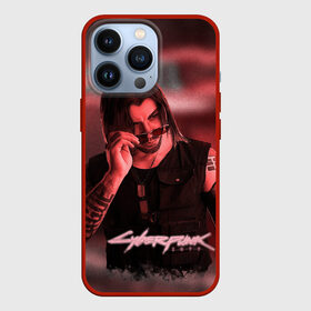 Чехол для iPhone 13 Pro с принтом Johnny Silverhand Cyberpunk в Петрозаводске,  |  | ceberpunk | johnny | silverhand | андроид | джонни | киану | киберпанк | киборг | ривз | сильверхенд