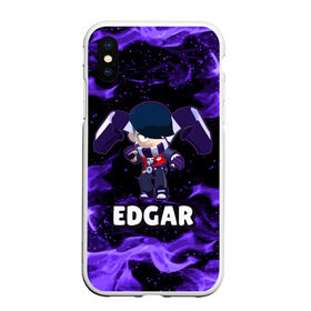 Чехол для iPhone XS Max матовый с принтом BRAWL STARS EDGAR в Петрозаводске, Силикон | Область печати: задняя сторона чехла, без боковых панелей | 8 bit | 8 бит | brawl | brawl stars | crow | edgar | leon | stars | бравл | бравл старс | браво старс | едгар | игра | компьютерная | леон | огонь | онлайн | старс | эдгар