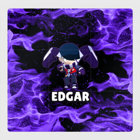 Магнитный плакат 3Х3 с принтом BRAWL STARS EDGAR в Петрозаводске, Полимерный материал с магнитным слоем | 9 деталей размером 9*9 см | 8 bit | 8 бит | brawl | brawl stars | crow | edgar | leon | stars | бравл | бравл старс | браво старс | едгар | игра | компьютерная | леон | огонь | онлайн | старс | эдгар