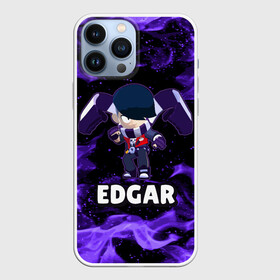 Чехол для iPhone 13 Pro Max с принтом BRAWL STARS EDGAR в Петрозаводске,  |  | 8 bit | 8 бит | brawl | brawl stars | crow | edgar | leon | stars | бравл | бравл старс | браво старс | едгар | игра | компьютерная | леон | огонь | онлайн | старс | эдгар