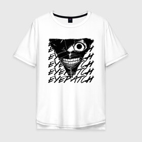 Мужская футболка хлопок Oversize с принтом Eyepatch в Петрозаводске, 100% хлопок | свободный крой, круглый ворот, “спинка” длиннее передней части | Тематика изображения на принте: anime | ghoul | juzo | kaneki | kaneki ken | ken | suzuya | tokyo | tokyo ghoul | аниме | гуль | джузо | джузо сузуя | канеки | кен | кен канеки | рей | сейдо | сузуя | токийский гуль | япония