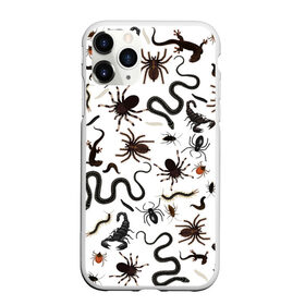 Чехол для iPhone 11 Pro Max матовый с принтом Жуткие насекомые в Петрозаводске, Силикон |  | Тематика изображения на принте: арт | белый | живность | животные | жук | жуткие насекомые | жуть | змея | клоп | набор насекомых | опарыш | паразит | паук | пиявка | рисунок | сколопендра | скорпион | таракан | фон | червь | ядовитый