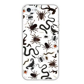 Чехол для iPhone 5/5S матовый с принтом Жуткие насекомые в Петрозаводске, Силикон | Область печати: задняя сторона чехла, без боковых панелей | арт | белый | живность | животные | жук | жуткие насекомые | жуть | змея | клоп | набор насекомых | опарыш | паразит | паук | пиявка | рисунок | сколопендра | скорпион | таракан | фон | червь | ядовитый