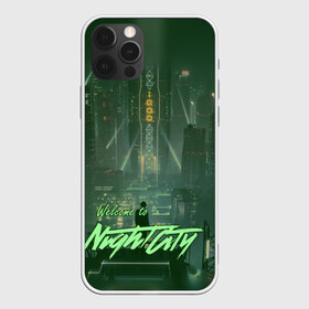 Чехол для iPhone 12 Pro Max с принтом Welcome to Night City в Петрозаводске, Силикон |  | ceberpunk | city | night | welcome | киберпанк