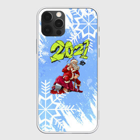Чехол для iPhone 12 Pro Max с принтом Злой Дед Мороз в Петрозаводске, Силикон |  | 2021 | christmas | merry | быка | год | дед | композитор | мороз | музыка | новогодняя | новый | новый год | трезвый
