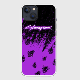 Чехол для iPhone 13 с принтом Cyberpunk neon. в Петрозаводске,  |  | cd project red | cyberpunk 2077 | keanu reeves | samurai | киану ривз | киберпанк 2077 | самураи