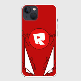 Чехол для iPhone 13 с принтом Roblox | Роблокс в Петрозаводске,  |  | game | roblox | детский | знак | игра | красный | логотип | роблокс