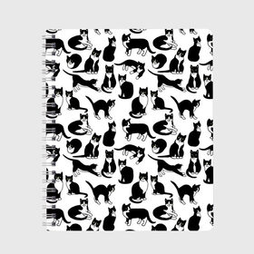 Тетрадь с принтом Котики Чёрно-белые в Петрозаводске, 100% бумага | 48 листов, плотность листов — 60 г/м2, плотность картонной обложки — 250 г/м2. Листы скреплены сбоку удобной пружинной спиралью. Уголки страниц и обложки скругленные. Цвет линий — светло-серый
 | Тематика изображения на принте: cat | cats | cosmos | kitten | mem | memes | rose | roses | глаза | глазки | киска | космос | кот | котёнок | котик | котики | котэ | котята | кошак | кошка | кошки | красивая | мем | мемчики | милая | прикольная | розы | светлая
